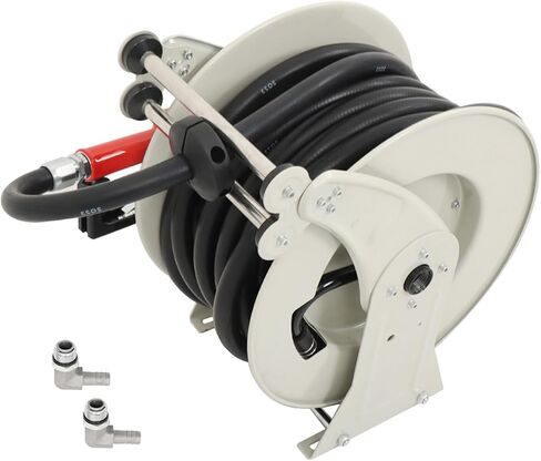 Retractable Fuel Hose for Aircraft, Marine, Tanker Trucks, 300PSI Heavy Duty Carbon Steel Construction 3/4 x 50 Fuel Reel with Fuel Nozzle in Saudi Arabia