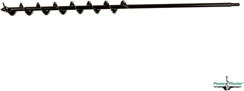 Power Planter Bulb Auger & Bedding Plant Tool - 2x36" Garden Auger Drill Bit with 1/2" Non-Slip Hex Drive, Hand-Welded Planting Auger Gardening Drill, Earth Auger Digging Tools, Up to 36" Deep in Kuwait