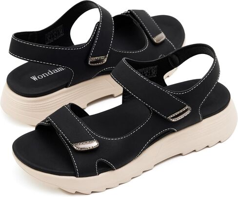 Wondamo Womens Hiking Sandals Comfortable Lightweight Sport Outdoor Sandals with Arch Support Summer Athletic Walking shoes for Beach Sport Vacation in Saudi Arabia