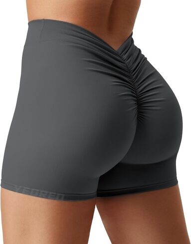 YEOREO Workout Shorts Womens Scrunch Butt Gym Shorts for Women V Back Booty Butt Lifting Biker Compression Daze Shorts in Saudi Arabia