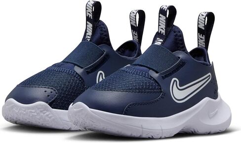 Nike Flex Runner 3 Baby/Toddler Shoes (FN1478-403 ، Midnight Navy/White) Size 4 in Kuwait