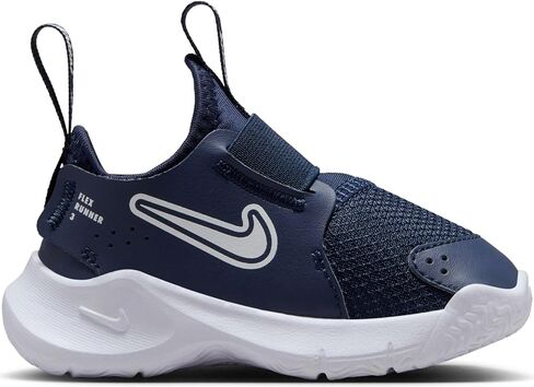 Nike Flex Runner 3 Baby/Toddler Shoes (FN1478-403 ، Midnight Navy/White) Size 4 in Kuwait