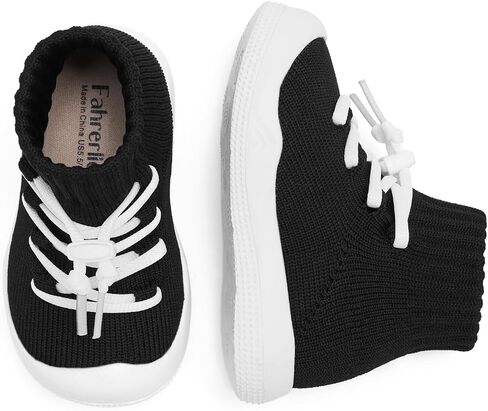 Baby Sock Shoes Girls Baby Walking Shoes Infant Sock Shoes Non Slip Toddler Slip on Tiny Feet Sneakers in Saudi Arabia