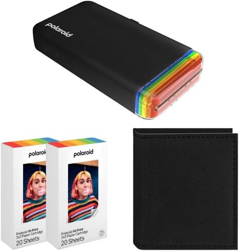 Polaroid Hi-Print Everything Box Gen 2 (Black) Bundle with Instax Album for Instant Prints (Color May Vary) in Saudi Arabia