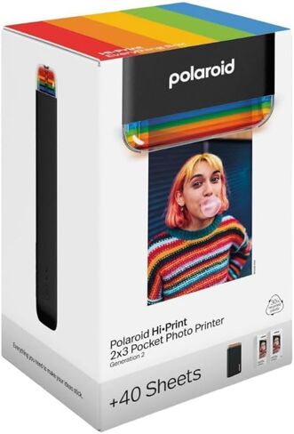 Polaroid Hi-Print Everything Box Gen 2 (Black) Bundle with Instax Album for Instant Prints (Color May Vary) in Saudi Arabia