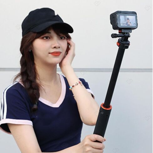 Bewinner for Osmo Pocket 3 Tripod ، عصا صورة شخصية قابلة للتمديد مع 1/4 بوصة ، دبود ثنائي الجدول باليد 1/4 " in Kuwait