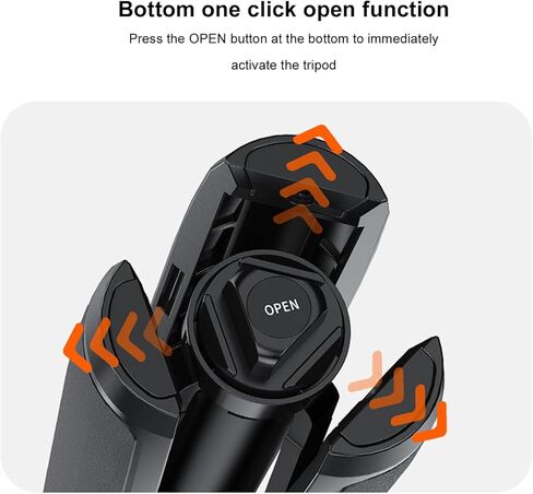 Bewinner for Osmo Pocket 3 Tripod ، عصا صورة شخصية قابلة للتمديد مع 1/4 بوصة ، دبود ثنائي الجدول باليد 1/4 " in Kuwait