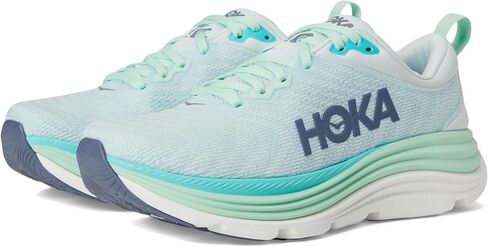 Hoka Women's Gaviota 5 Sneaker ، Snow Melt/Cielo Blue ، 6.5 in Saudi Arabia