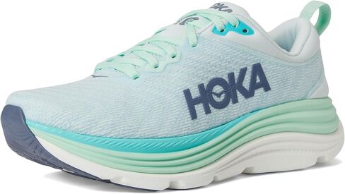 Hoka Women's Gaviota 5 Sneaker ، Snow Melt/Cielo Blue ، 6.5 in Saudi Arabia
