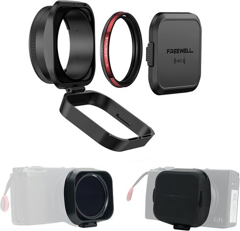 Freewell The Real Lens Hood for Ricoh GRIII GR3 – CPL/Mist Filter, Touchless Filter Operation & Flipable Design in Saudi Arabia