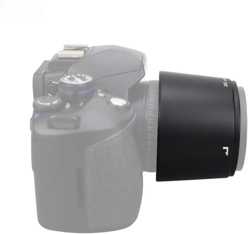 JJC LH-61E Lens Hood Shade for Olympus Zuiko Digital Ed 70-300mm F/4-5.6 ، M.Zuiko Digital Ed 75-300mm f/4.8-6.7 II Telepso Lens ، Respipable و Compatible مع مرشح/كاب 58 ملم in Kuwait