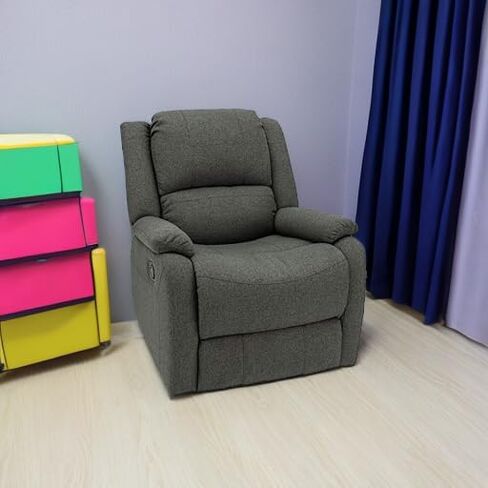 RecPro Charles Collection | 30" Swivel Glider RV Recliner | RV Living Room (Slideout) Chair | RV Furniture | Glider Chair | Oatmeal or Fossil | Cloth (2 Pack, Fossil) in Saudi Arabia