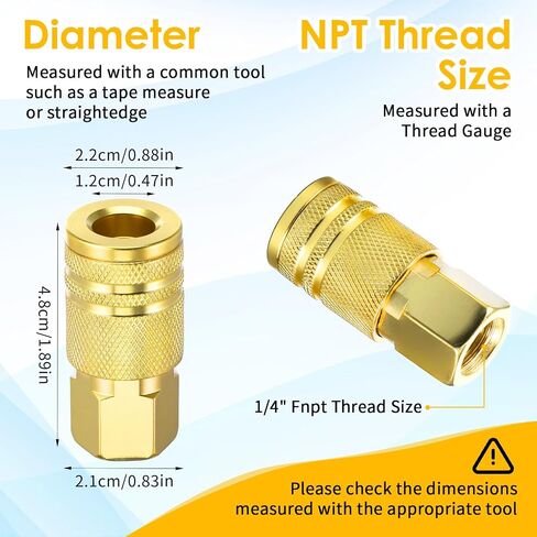 45pcs Air Coupler & Plug Kit,1/4"NPT Air Tool Fittings Set,Quick Connect Compressor Accessories Set in Saudi Arabia