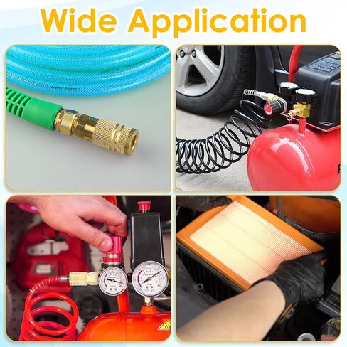 45pcs Air Coupler & Plug Kit,1/4"NPT Air Tool Fittings Set,Quick Connect Compressor Accessories Set in Saudi Arabia