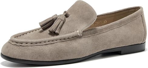 Beau Today Suede Tassel Laiders for Women ، تنزلق على أحذية شقق مريحة ، وخفيفة الوزن للسيدات المتوازيات ، اللباس ، والأعمال التجارية غير الرسمية القيادة in Saudi Arabia