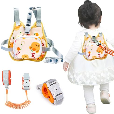 Toddler Backpacks Leash with Anit-Lost Wrist Link,Toddler Harness with Leash,Wrist Leash for Kids, Toddlers, Baby Ages 1-4 in Saudi Arabia