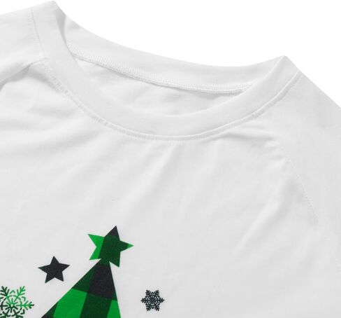 WephuPSho Christmas Family Pajamas Xmas Matching Family Pajama Holiday Pjs Xmas Jammies Sleepwear Set in Kuwait