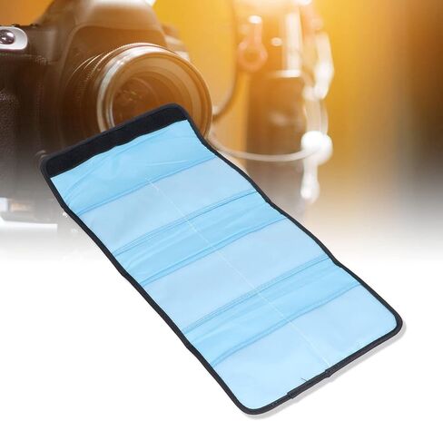 Filter Case, Foldable 6 Pockets Camera Lens Filter Bag, Nylon Lens Filter Storage Pouch, Filter Wallet Case, Adapter Ring Holder Photography Filter Carrier Bag in Saudi Arabia