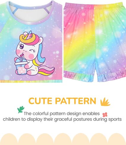 LQSZ مطابقة الفتيات و Doll Pajamas مجموعة للطفل الفتيات القصيرة in Saudi Arabia