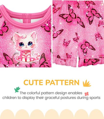 LQSZ Matching Girls & Doll Pajamas Set for Toddler Girls Short Sleeves Cute Outfit Sleepwear in Saudi Arabia