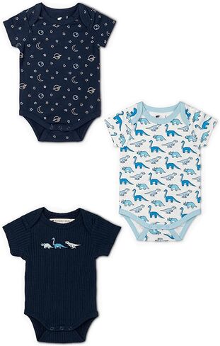 Monica + Andy Baby Organic Short Sleeve Jack and Jill Bodysuit in Kuwait