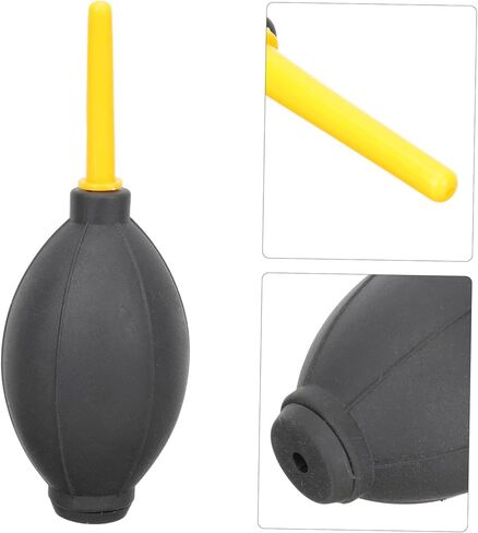 Happyyyami 3pcs كاميرا الهواء المنفاخ الغبار مرنة منتفخة الهواء المطاط الطبيعي مرنة منفاخ لعدسة DSLR PC لوحة المفاتيح حساسة إزالة الغبار التصميم المريح للاستخدام in Kuwait