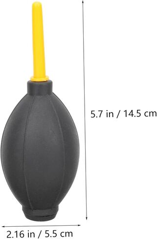 Happyyyami 3pcs كاميرا الهواء المنفاخ الغبار مرنة منتفخة الهواء المطاط الطبيعي مرنة منفاخ لعدسة DSLR PC لوحة المفاتيح حساسة إزالة الغبار التصميم المريح للاستخدام in Kuwait