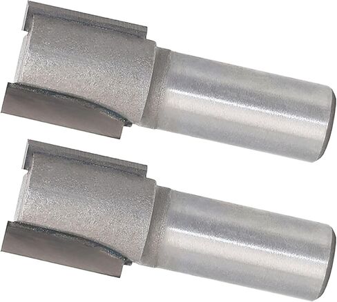 NACX 3/4 بوصة قطع ضياء ، 1/2 بوصة شانك مزدوج الفلوت بتات مستقيمة ، Carbide أدوات طحن الخشب الخشب ، 2 ٪ in Saudi Arabia
