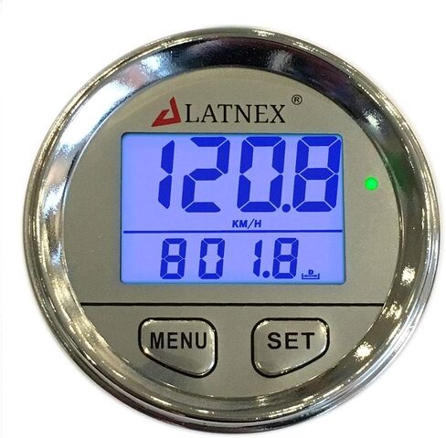 GPS Speedometer Odometer Waterproof with Green/Red/Blue Digital Display Backlight. Universal Suitable ATV-UTV-Marine-Boats-Motorcycle-Automobile-Motor Vehicles-Bikes-Golf Carts (Black) in Kuwait