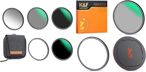 49mm Magnetic CPL+GND8+ND8+ND64+ND1000+Basic Ring Lens Filters Kit (6 Pcs) with 28 Muti-Layer Coatings in Saudi Arabia