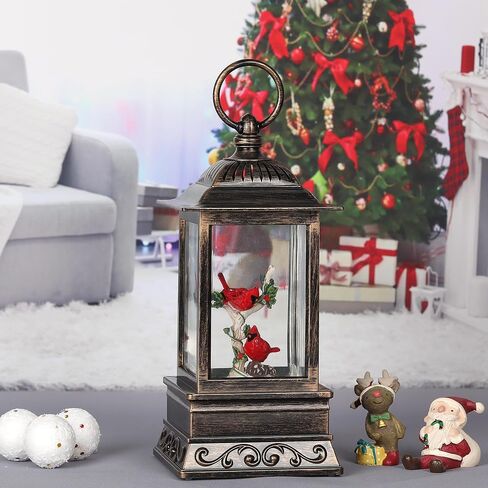 Gnome Snow Globe Fall Decorations for Home, Thanksgiving Glittering Lighted Lantern Autumn Decor in Kuwait