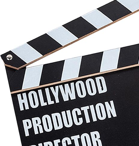 TV Movie Film Clap Board, Clapper Board, Slateboard Movie Night Party Supplies Vintage Writeable Director Clapperboard in Saudi Arabia