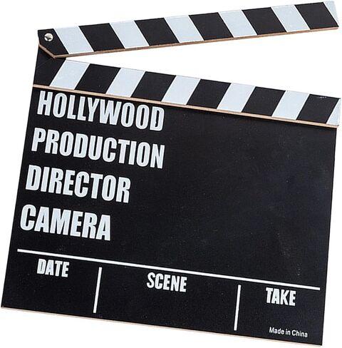 TV Movie Film Clap Board, Clapper Board, Slateboard Movie Night Party Supplies Vintage Writeable Director Clapperboard in Saudi Arabia