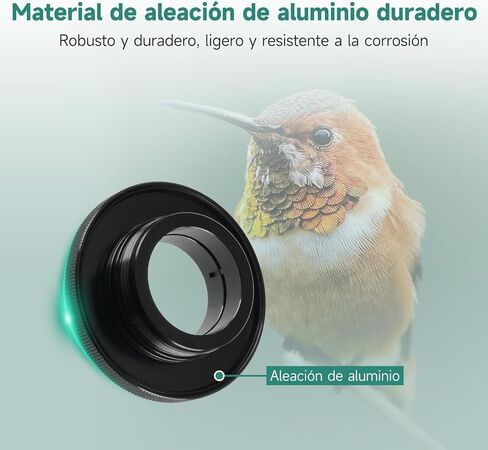 SVBONY SA406 Upgrade M42 Female to M42 Male Adapter, 1.25 Inches Spotting Scopes Adapter for SA401 Spotting Scope, 1.25" eyepieces and WiFi Eyepiece for Bird Watching and Photography in Saudi Arabia