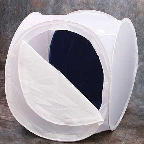 Ephoto التصوير الفوتوغرافي خيمة خفيفة 12 "إضاءة ناعم مربع الخفيفة خفيفة مكعب مع الخلفية من ephotoinc in Saudi Arabia