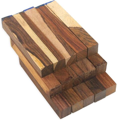 Cocobolo متنوعة من الفراغات الخشبية القلم ، 3/4 "× 3/4" × 5 "، 15 حزمة ، تشمل كوكوبولو متميز ، كوكوبولو وكوكوبولو متعددة النغمات in Kuwait