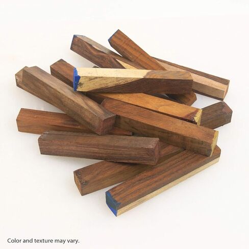 Cocobolo متنوعة من الفراغات الخشبية القلم ، 3/4 "× 3/4" × 5 "، 15 حزمة ، تشمل كوكوبولو متميز ، كوكوبولو وكوكوبولو متعددة النغمات in Kuwait