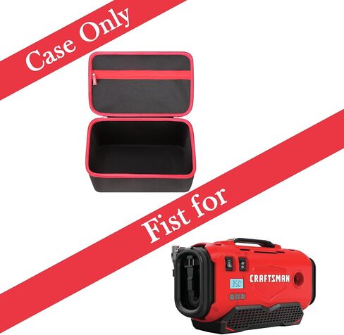 Hard Storage Bag Case for CRAFTSMAN V20 Tire Inflator, Air Compressor Bag Compatible with Craftsman V20 Inflator Portable Air Pump (CMCE520B) (Case Only) in Saudi Arabia