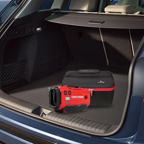 Hard Storage Bag Case for CRAFTSMAN V20 Tire Inflator, Air Compressor Bag Compatible with Craftsman V20 Inflator Portable Air Pump (CMCE520B) (Case Only) in Saudi Arabia