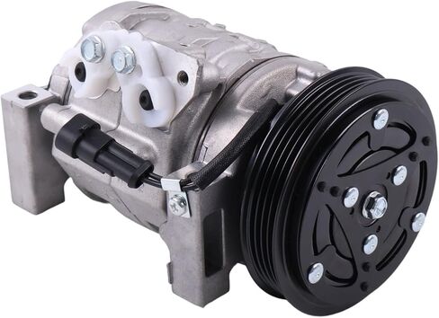 12V 10S11C 4PK 110 مم ضاغط تكييف الهواء 008012969U91 متوافق مع Mahindra 6065 6075 7095 8090 8100 in Saudi Arabia