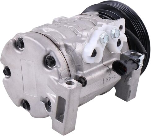 12V 10S11C 4PK 110 مم ضاغط تكييف الهواء 008012969U91 متوافق مع Mahindra 6065 6075 7095 8090 8100 in Saudi Arabia