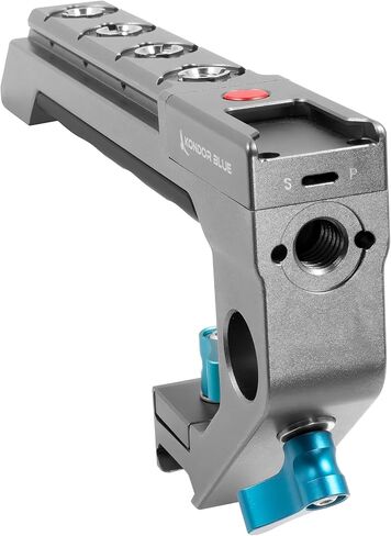كوندور الأزرق | Trigger Pro Top Handle (تشغيل/توقف) | تصميم قبضة مريح ومريح | السكك الحديدية المدمجة في الناتو ، وخيارات التثبيت الإضافية ، ودعم قضيب جانبي 15 ملم ، و Cold Shoe Mount | الفضاء الرمادي in Saudi Arabia