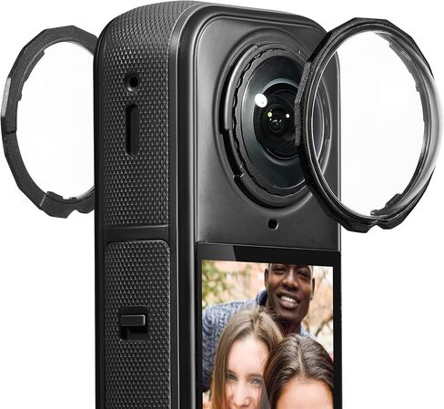حارس العدسة لـ Insta360 X5 ، غطاء عدسة مواد الكمبيوتر لإكسسوارات Insta 360 X5 مع انتقال إضاءة عالي ، طلاء مضاد للانعكاس ، حماية مقاومة للخدش وتصميم تويست (2 عبوة) in Saudi Arabia