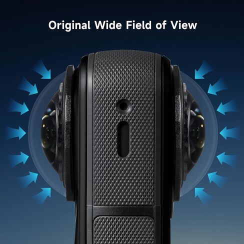 حارس العدسة لـ Insta360 X5 ، غطاء عدسة مواد الكمبيوتر لإكسسوارات Insta 360 X5 مع انتقال إضاءة عالي ، طلاء مضاد للانعكاس ، حماية مقاومة للخدش وتصميم تويست (2 عبوة) in Saudi Arabia