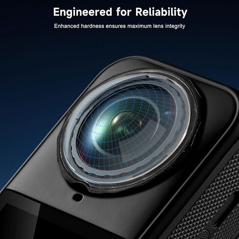 حارس العدسة لـ Insta360 X5 ، غطاء عدسة مواد الكمبيوتر لإكسسوارات Insta 360 X5 مع انتقال إضاءة عالي ، طلاء مضاد للانعكاس ، حماية مقاومة للخدش وتصميم تويست (2 عبوة) in Saudi Arabia