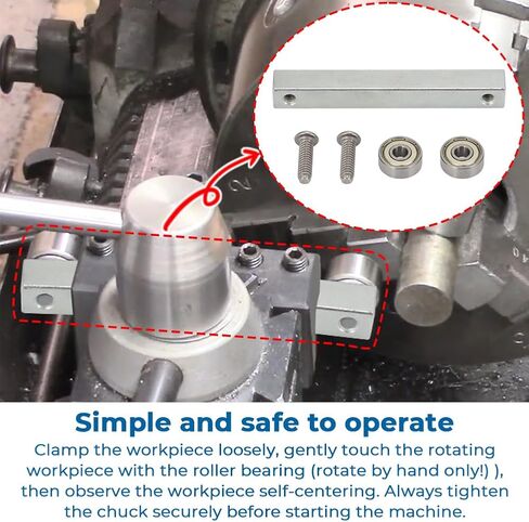 Small Stock Centering Tool, Lathe Bump Roller, Truing Tool, 0XA, AXA, BXA, 1/2" Quickly Center Workpieces Before Machining in Saudi Arabia