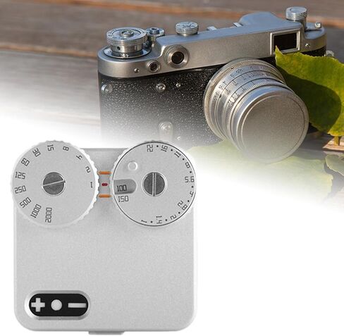 Light Meter Real Time Metering Tool Hole and Shutter Speed Vintage 2 Dial Shop Travel Adjustable Camera Photometer in Saudi Arabia