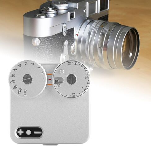 Light Meter Real Time Metering Tool Hole and Shutter Speed Vintage 2 Dial Shop Travel Adjustable Camera Photometer in Saudi Arabia