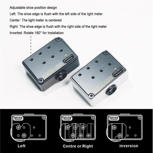 Light Meter for Photography,Real-time Metering&One-Button Metering,w/LED Screen Design,30° Reflected Metering,for Vintage Cameras in Saudi Arabia