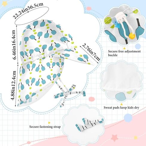 Baby Sun Hat for Girls Boys Toddler Beach Bucket Hats for Camping Travel Outdoor 2-4T in Kuwait